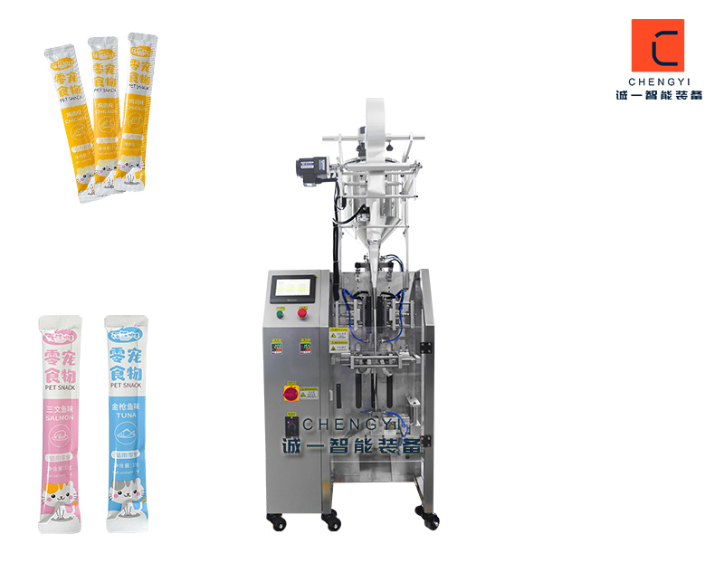 貓條灌裝機_貓條寵物零食營養條包裝設備